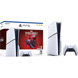 Consola Playstation 5 Slim Unidad Disco Y Juego Spiderman