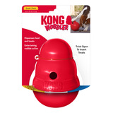 Brinquedo Dispenser Pet Kong Wobbler Small Para Cães - P