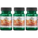 Vitamina B12 Sublingual Pack 3x 5000mcg Envio Gratis