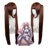 Peluca De Chocolate Nekopara Para Cosplay