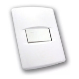 Llave De Luz Armada De 1 Punto Combinado Sica Life Blanco