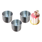  Moldes Mini Pasteles Flan Gelatina Tarta 10 Cm 3 Pzs Alto