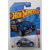 Hot Wheels 2022 (b) Compact Kings 42/250 - Volkswagen Beetle Color Azul