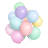 Globos Latex Colores Surtidos Pastel De 12 Pulgadas X 25 Uni