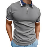 Camisa Polo De Verano De Manga Corta Para Hombre