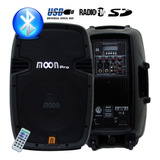 Bafle Potenciado Moon 12 600w Usb Sd Bluetooth Fm Cuo