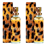 Kit 02 Perfume Feminino Felina Amakha Paris 15ml Para Bolsa