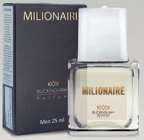 Perfume Masculino Importado  Buckingham Milionaire Edp  25ml 40% De Essência Alta Fixação Aroma Sofisticado Homens Empoderados 