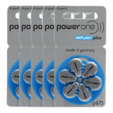 30 Pilhas Para Implante Coclear Implant Plus Power One