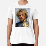 Remera Rubio Heath Ledger Caballero En Fondo Blanco  Algodon