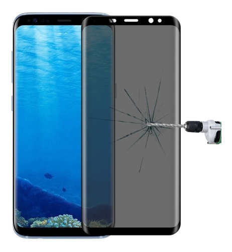 Película De Vidro Privacidade 3d Galaxy S8 S9 Plus E Note 8