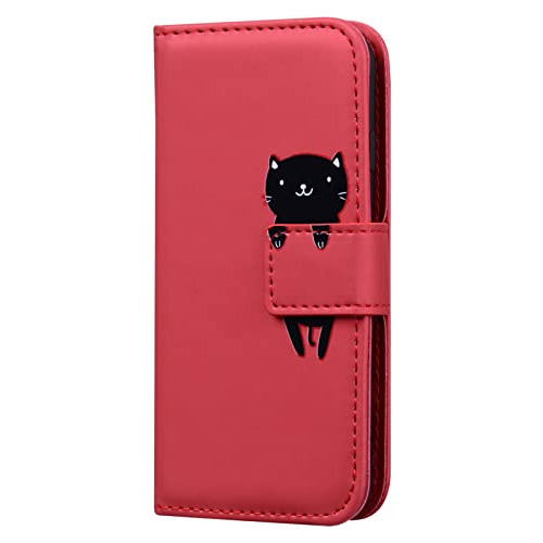 Funda Cartera Para Samsung Galaxy S10e Vino Rojo 5.8 Pulgada