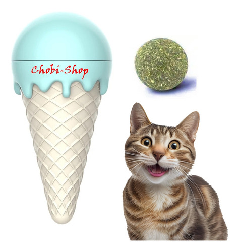 Catnip Ball Juguete Para Gato Helado Verde, Aguacate Toys