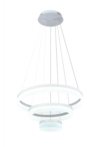 Candil Led Lampara Colgante Modernista Circular Mod.502 