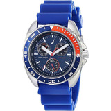 Reloj Pulsera Nautica N07578g De Los Hombres Sport Anillo Az