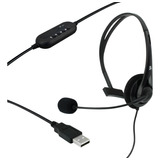 60x Fone Headset Home Office Telemarketing Pc Callcenter Usb