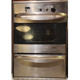 Horno De Empotrar Con Cajón Parrilla Longvie Ac Inoxidable 