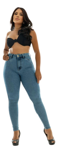 Calça Jeans Modeladora Curva Sonhos Foan Mamacita Original
