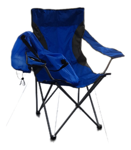 Silla/sillón Reposera Director Plegable Camping Porta Vaso