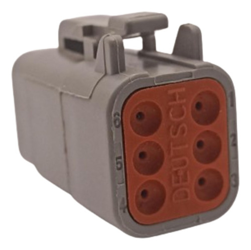 Conector Automotriz Macho Gris 6 Vias Dtmo4-6p Marca Tyco