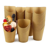 Envase Kraft Circular Multiuso 12 Onzas Pack 50 Unidades