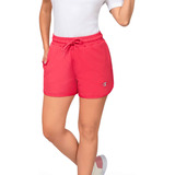 Short Deportivo Champion Para Mujer Con Elastico Rosa