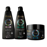 Kit Arvensis Cachos Shampoo+condicionador+mascara Ondulados