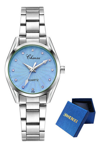 Relojes De Cuarzo Simples Con Diamantes Elegantes De Chenxi