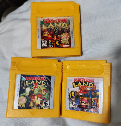 Donkey Kong Land Trilogia 1 2 3 Nintendo Gameboy Color