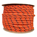 Soga Polipropileno Trenzada 12mm X 100 Metros Naranja Azul M