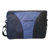 Morral Portanotebook Transit Negro/azul Marrakech