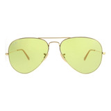 Anteojos De Sol Ray-ban Rb3025 Dorado/amarillo Traslucido