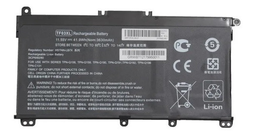 Bateria Original Hp Elitebook Tf03xl Tpn-q188 15-cc 14-b
