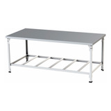 Mesa De Serviço Industrial Aço Inox 1,90x90 Frete Gratis