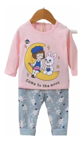 Pijama Para Niños Y Niñas Infantil Polera Y Pantalón