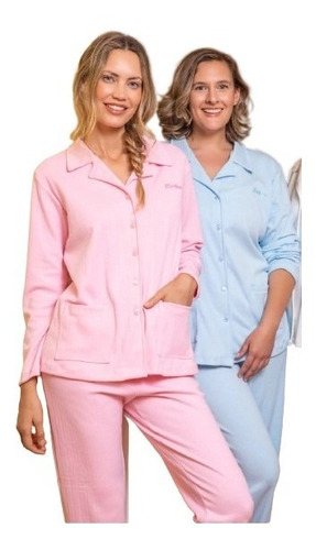 Pijama Camisero Dama Interlock T: 5 - 6  B. Secreta 23041 E