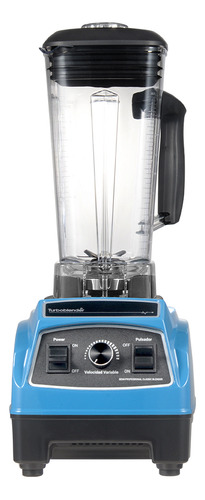 Licuadora 3 Hp Turboblender 1500w 2 Lts - Semi Profesional Color Azul