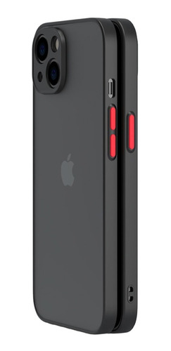 Capinha Translúcida Preta Para iPhone 13, 13 Pro, 13 Pro Max