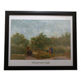 Van Gogh _ Amantes En El Jardín  Enmarcado 55 X 45 Cms