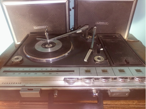 Radio Tocadiscos Panasonic Mod Sg 674 Vintage Leer Todo 