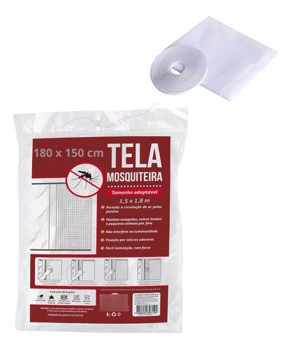 Tela Mosquiteira Para Janela Removível Para Mosquitos