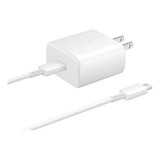 Cargador Samsung 45w Super Fast Wall Charger Blanco