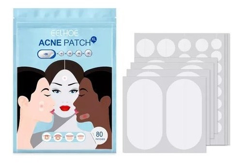 80 Patches De Tratamento Seca Espinhas ,acne, 5 Tamanhos Top