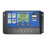 Controlador De Carga 20a 12v/24v Regulador Sistema Solar Lp