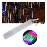 Varilla X 8 Led Efecto Lluvia Meteoro 220w Frio Rgb Calido