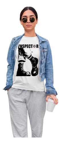 Camiseta De Inspector Ska/rock Big Javi Cd Unidad Y Cerveza