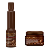  Kit Shampoo Y Mascarilla De Chocolate Nutrapel Para Lacios