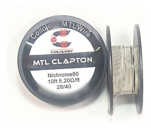 1 Cable Calentamiento Mtl Ni80 28/40 Clapton 3m Rda Rta