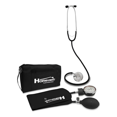 Kit Baumanometro Estetoscopio Simple Homecare 2000 Color Negro | Meses sin interés
