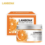 Lanbena Mascarilla Ojos Vitamina C, Acido Hialuronico 50 Pcs